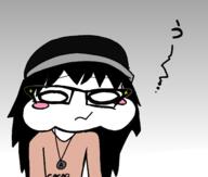 angry avengers beanie clothes female glasses hakurei_reimu japanese_text pout soyjak variant:soytan // 1565x1325 // 94.5KB