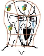 amphibian cryboy crying frog glasses nas:pepe open_mouth pepe_the_frog variant:markiplier_soyjak variant:soyak // 785x1000 // 466.5KB