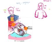 ack bloodshot_eyes flag:transgender_pride_flag nas:raid purple_hair shooting tranny variant:bernd whiteboardfox // 1043x781 // 467.2KB