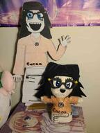 2soyjaks anime beanie blue_eyes cardboard eyes_like_the_o-o-cean glasses internet_is_leaking irl irl_background meta:tagme open_mouth plush series:soyjak_plushies soy soyjak soylent soylent_(cacao) soytan_is_NAS teeth variant:soytan // 756x1008 // 44.2KB