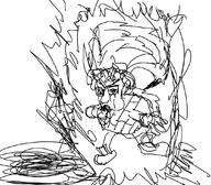 full_body glasses microphone oekaki sega shoe sonic sonic_the_hedgehog soyjak super_sonic tail variant:chudjak // 1085x948 // 169.1KB