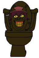 brown_skin closed_mouth clothes eyelashes fat gums hair hat jimbo_(namefag) meta:namefags meta:soyduel_took_place_in_comment_section nigger niko_(oneshot) purple_hair red_eyes series:skibidi_soyjaks skibidi skibidi_toilet smile stretched_mouth stretched_nose stubble teeth text toilet tranny variant:alicia white_background wide_eyes yellow_sclera yellow_teeth // 1000x1494 // 44.2KB