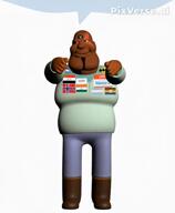 3d brown_skin buff clothes dance flag full_body kratos meta:ai_generated music pixverse_ai speech_bubble_empty subvariant:mexiaryan variant:meximutt video warrior-z_(user) // 528x640, 8.5s // 947.9KB