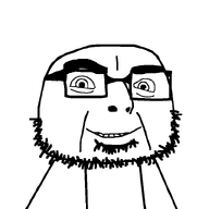 animated eyebrows glasses meta:namefags olgol_(spadedfaggot) open_mouth roblox smile soyjak stubble subvariant:olgolstein transparent_background variant:cobson // 800x800 // 44.7KB