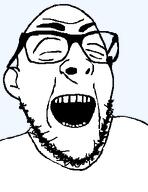 laughing nose soyjak stubble transparent_background variant:unknown // 296x383 // 6.7KB