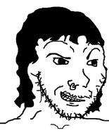 closed_mouth hair happy kurtis_conner male_feminist no_glasses nose_piercing smile smug soyjak stubble variant:soyak // 644x800 // 16.9KB