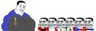 albania angry argentina arm award blood bloodshot_eyes buff clothes country countrywar crying cuba falseflag flag flag:albania flag:argentina flag:cuba flag:italy flag:mexico flag:puerto_rico glasses hair hand italy jake jakparty_soy jartyBVLL medal mexico mge muscles puerto_rico shoe smile smug soldier_(tf2) soybooru soyjak subvariant:big-boy variant:chudjak vein // 4103x1336 // 462.2KB