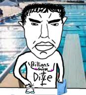 angry arm closed_mouth ear goggles hair hand millions_must_die pool soyjak subvariant:pol_face variant:chudjak // 615x680 // 393.6KB