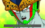 dbz dragon_ball dragon_ball_z eyes green_eyes green_text greentext keep_raging_on_me meta:namefags open_mouth perfect_cell perfect_trevor soyjak stubble teeth tongue trevor(user) trevor_cell variant:unknown // 1280x800 // 709.6KB