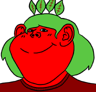 Fembroot broot female green_hair leaf leaves looking_at_you meta:namefags red_skin series:foidjaks subvariant:female_impish_ears variant:impish_soyak_ears // 836x800 // 22.6KB