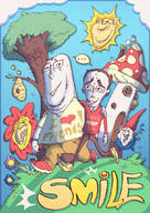 arm bald bee beehive billions_must cartoon closed_mouth clothes door drawn_background ear flower friendship glasses gnome grass hair happy hugging i_love multiple_soyjaks mushroom open_mouth plant redraw sky smile soyjak stubble subvariant:chudjak_front subvariant:nucob sun text tree variant:chudjak variant:cobson variant:impish_soyak_ears variant:markiplier_soyjak variant:markiplier_soyjak2 variant:soyak wholesome window // 752x1063 // 217.5KB