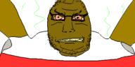 arm balding bloodshot_eyes brown_skin clenched_teeth closed_mouth glasses hair oekaki poland soyjak stinky stubble variant:bernd2 variant:unknown yellow_teeth // 500x250 // 25.9KB