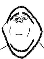 glasses hair merge neutral soyjak stubble variant:impish_soyak_ears variant:ishish_soyak_ears // 598x800 // 95.3KB