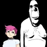 black_background enbie implied_rape meta:tagme no_pupils rape smile subvariant:hornyson template variant:cobson // 1920x1920 // 610.4KB