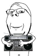 boombox full_body happy holding_object music smile subvariant:wholesome_soyjak variant:gapejak // 676x1021 // 248.0KB