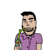 black_hair chinksectoid pink_shirt straw stubble variant:cobson veiron_(user) zubr // 397x359 // 19.1KB