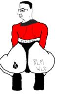 aryan clothes cute glasses gooner politics side_profile smile squatting variant:chudjak white white_supremacist // 402x634 // 20.5KB