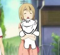 anime closed_mouth ear k_on kotobuki_tsumugi smile soyjak stubble variant:impish_soyak_ears yellow_hair // 720x659 // 51.2KB