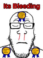 award awards bleed bloody_nose glasses its_over neutral neutralplier_award nose stubble subvariant:neutralplier text unoriginal variant:markiplier_soyjak // 600x800 // 83.3KB