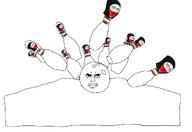 antifa bowling_ball bowling_pin chud chud_win chuddy strike variant:chudjak variant:soyak // 1129x776 // 146.4KB