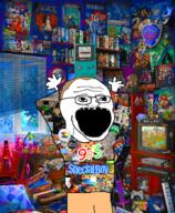 1990s 2soyjaks 90s animated badge childless_millennial crt decadejak dragon_ball ext=gif final_fantasy gameboy_color mario matrix metal_gear millennial neon_genesis_evangelion nickelodeon nintendo nintendo_64 oldfag playstation plush pokemon poster rachid_lotf resident_evil rise_of_the_triad special_boy terminator variant:feraljak variant:im_a_bit_shy video_game // 718x871 // 566.0KB
