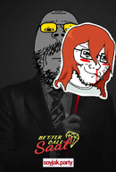 admin better_call_saul mask randals_strongest_warrior_(user) soot soot_please_save_us soyjak_party subvariant:gapejak_front subvariant:mustached_gapejak subvariant:soyak_(smug) variant:gapejak variant:soyak // 675x1000 // 386.7KB