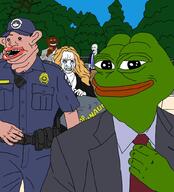 amerimutt blond closed_mouth clothes cop crying frog holding_object holding_phone meta:tagme op_is_a_retarded_lazy_faggot_for_not_tagging_his_own_shit open_mouth phone police sheeeit smile suit suit_and_tie tyrone variant:soyak wojak yellow_hair // 930x1024 // 122.5KB
