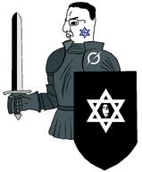 arm armor artificial_intelligence chud closed_eyes closed_mouth eyes full_body glasses grok hair jews kike kikewaffen knight looking_to_the_left meta:tagme nose ominous smug star_of_david subvariant:hornyson twitter variant:chudjak variant:cobson xitter // 612x741 // 49.6KB