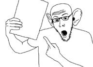 big_ears ear glasses holding_book holding_object holding_paper huge_ears looking_at_you open_mouth pointing pointing_at_object stubble teeth variant:koolson // 1080x782 // 21.8KB