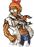 arm art buff doctor glasses glowing_eyes glowing_glasses gun hair hand m16 meds mymy oekaki ongezellig soyjak subvariant:dr_soystein variant:markiplier_soyjak weapon // 1000x1403 // 499.3KB