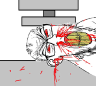 blood bloodshot_eyes hydraulic_press seethe seething subvariant:feralrage variant:feraljak // 598x535 // 150.4KB