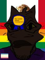 2_gay_cats animal award brown_skin cat flag:mexico gay pedophile slopjak subvariant:neutralplier variant:markiplier_soyjak // 600x800 // 202.9KB