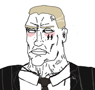 clothes danganronpa_(series) danganronpa_2:_goodbye_despair fuyuhiko_kuzuryu nazism schutzstaffel subvariant:perceptive_chud suit variant:chudjak // 1438x1361 // 340.0KB