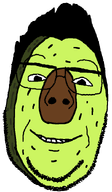 avocado avocado_pit food fruit glasses hair looking_at_you meta:not_oc nikocado_avocado nose subvariant:nucado subvariant:wholesome_soyjak variant:gapejak // 490x843 // 18.3KB