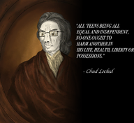 1700s art border_portrait classical_art_parody clothes frown glasses grey_hair hair john_locke looking_to_the_left nose old portrait quote shadow variant:chudjak wrinkles // 4000x3679 // 9.2MB