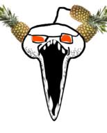 antenna distorted ear food foodjak fruit glasses open_mouth pineapple red_eyes reddit reddit_moment series:fruiterz! soyjak stretched_mouth stubble variant:snoojak // 1200x1500 // 965.8KB