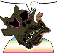 brown_skin brown_troonjak distorted pig rope tranny // 1011x937 // 365.2KB