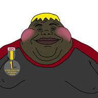 award big_lips black_skin character:hunky clothes fat hair nate nate_higger's_distant_cousin_(cape_rrackers) obese red_shirt rosy_cheeks smile soyjak_party subvariant:branigger subvariant:fat_alicia subvariant:hunky_twink_sex_machine transparent_background tshirt variant:alicia variant:brandon yellow_hair // 900x900 // 107.3KB
