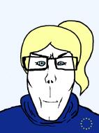 a10_eyes blond europe european_union female girl ponytail series:foidjaks subvariant:euroaryan subvariant:euromutt subvariant:female_markiplier variant:markiplier_soyjak woman // 591x797 // 17.2KB