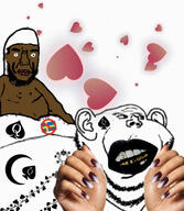 ahegao ass bbc blacked butt gay islam lips makeup meta:pornographic_content muslims negro nsfw queen_of_spades sex soyjak sweden sweden_yes variant:impish_soyak_ears // 1225x1406 // 1000.3KB