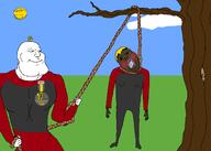 3soyjaks all_soyteens_look_like_this anti_sharty arm blond bloodshot_eyes blush brown_skin buff clothes eyelashes fat full_body grass hair holding_object i_need_a_spaking lynching medal nate nate_higger's_distant_cousin_(cape_rrackers) newgod noose nusoicaca outdoors shartycuck shitskin smile soycuck subvariant:hunky_twink_sex_machine subvariant:mexiaryan sun tree variant:alicia variant:meximutt yellow_hair yellow_teeth // 2100x1500 // 185.3KB