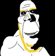 aryan biting_lip blue_eyes buff closed_mouth glasses ominous scar soyjak stubble subvariant:hornyson variant:cobson yellow_eyebrows yellow_stubble // 941x955 // 55.7KB