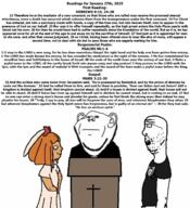2025 2soyjaks beelzebub bible bible_quote bible_verse christianity closed_mouth clothes cross demon ear glasses god hair heaven hebrews_(bible) holy_spirit january january_27 jerusalem jesus lyre man mark_(bible) mymy neutral ongezellig open_mouth orange_hair orange_skin priest psalm_(bible) satan sin stubble text trumpet v4 variant:impish_soyak_ears variant:unknown wedding wordswordswords // 1188x1305 // 285.5KB