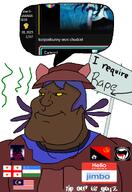 anarchism anarcho-communism antifa communism flag:anarcho-communism flag:georgia_(country) flag:malaysia flag:transgender_pride_flag flag:uzbekistan georgia hammer_and_sickle hello_my_name_is_(sticker) jimbo_(namefag) jimbo_(user) korpsebunny malaysia meta:namefags nigger niko_(oneshot) oneshot oneshot_pedo_nigger rape screenshot shitskin sign soyjak soyjak_forum speech_bubble stink_lines subvariant:mexiaryan text tranny trend:slopjak troon uzbekistan variant:meximutt yellow_sclera // 883x1285 // 346.8KB