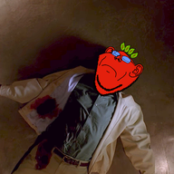 beetroot belt blood breaking_bad broot brootal bullet_wound coat dead ear floor frown glasses laying_down leaves nose red_skin stubble variant:impish_soyak_ears walter_white // 2048x2048 // 3.6MB