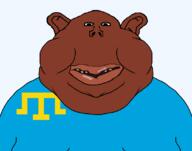 amerimutt black_sclera brown_skin clothes crimean_tatar ear fat flag:crimean_tatar front_facing gynaecomastia lips merge mutt open_mouth red_shirt soyjak subvariant:impish_amerimutt subvariant:impish_front subvariant:meximerican subvariant:meximutt_front2 transparent_background variant:impish_soyak_ears variant:meximutt // 1105x868 // 46.0KB