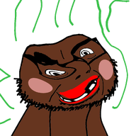 beard blushing brown_skin glasses meta:namefags olgol_(spadedfaggot) profile_picture red_lips remastered roblox shitskin smiling_face soyjak stink_lines stinky template trend:slopjak variant:cobson // 1774x1774 // 211.4KB