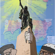 1300 2soyjaks 790 900 al_andalus arab aragon asturias black_skin bloodshot_eyes castille christianity closed_eyes country cross crying glasses hair hand history islam keffiyeh map open_mouth portugal reconquesta soyjak spain spanish_text statue stubble turban variant:soyak // 588x768 // 641.9KB