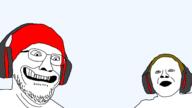 2soyjaks beanie clothes glasses hat headphones open_mouth soyjak stubble variant:unknown // 1280x720 // 135.9KB