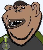 amerimutt award badge brapjak_farty brown_hair brown_skin ear farty farty_user fartycuck hair hugh hugh_janus mutt mutt_lips natejak subvariant:impish_amerimutt text variant:impish_soyak_ears // 598x694 // 20.1KB